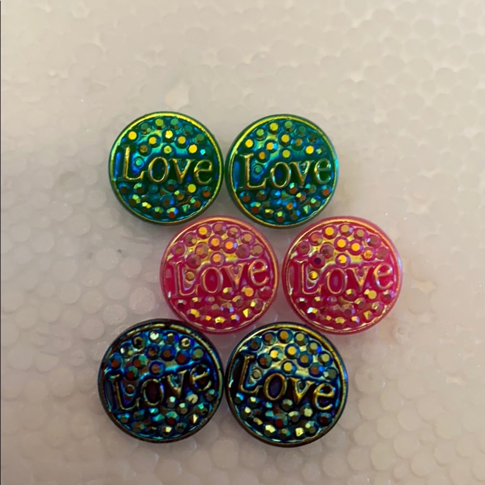 🌟5/$15🆕🤩Druzy Style “Love Midnight” Earrings